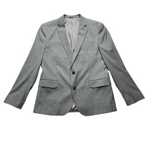 J.Ferrar Slim Fit Blazer Sport Coat Gray Mens 42 Short